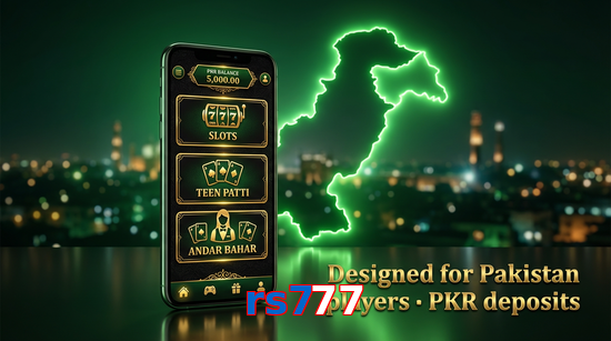 Main screen of Rs777 pk page for PK players