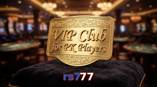 Main screen of Rs777 vip page for PK players